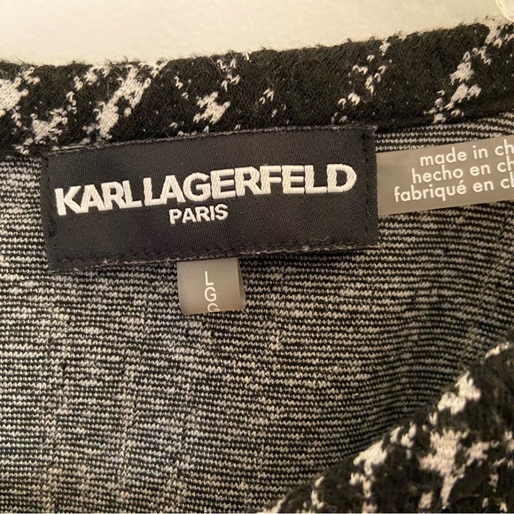 Black and white Karl Lagerfeld knit top - Picture 2 of 4
